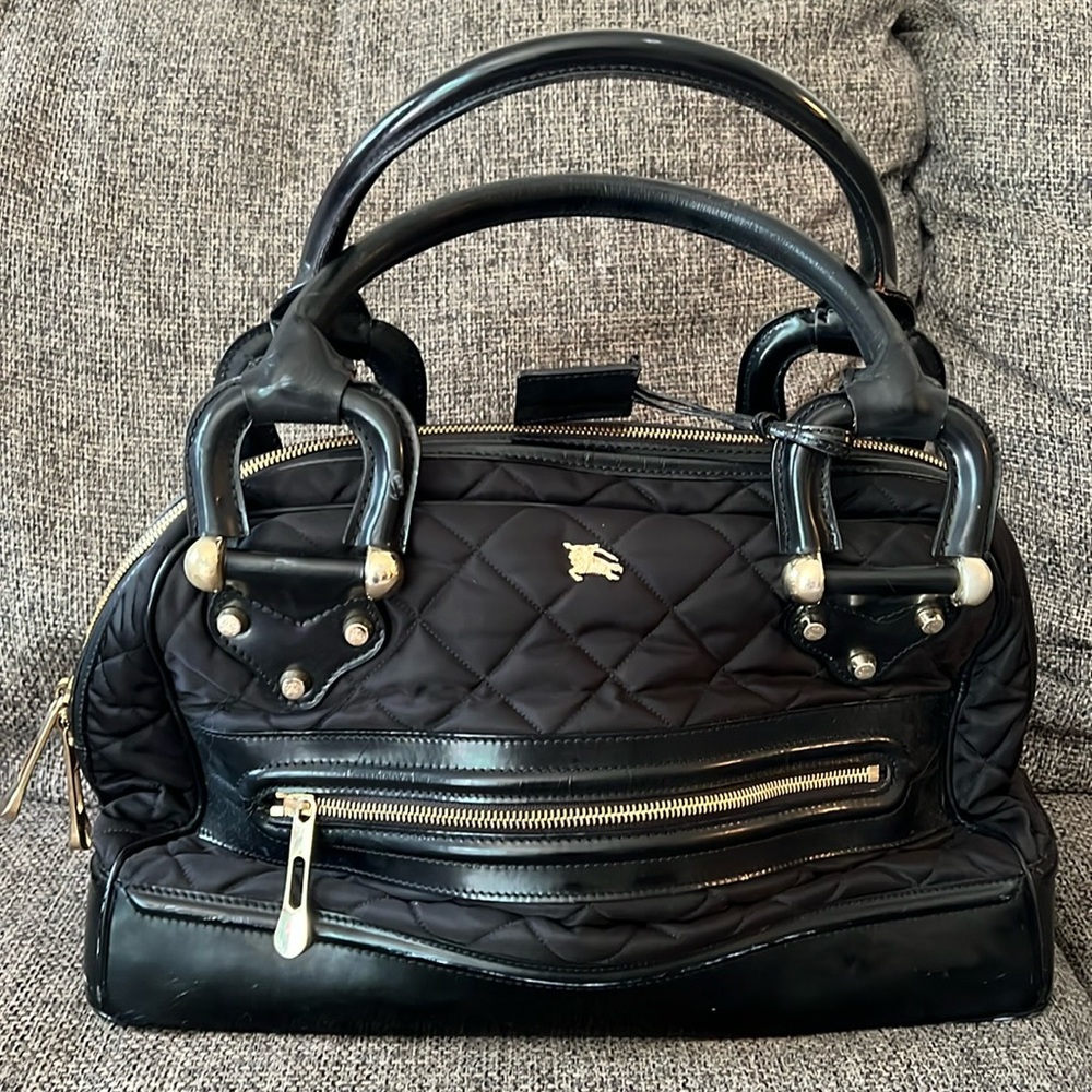 Burberry Quilted Nylon bag